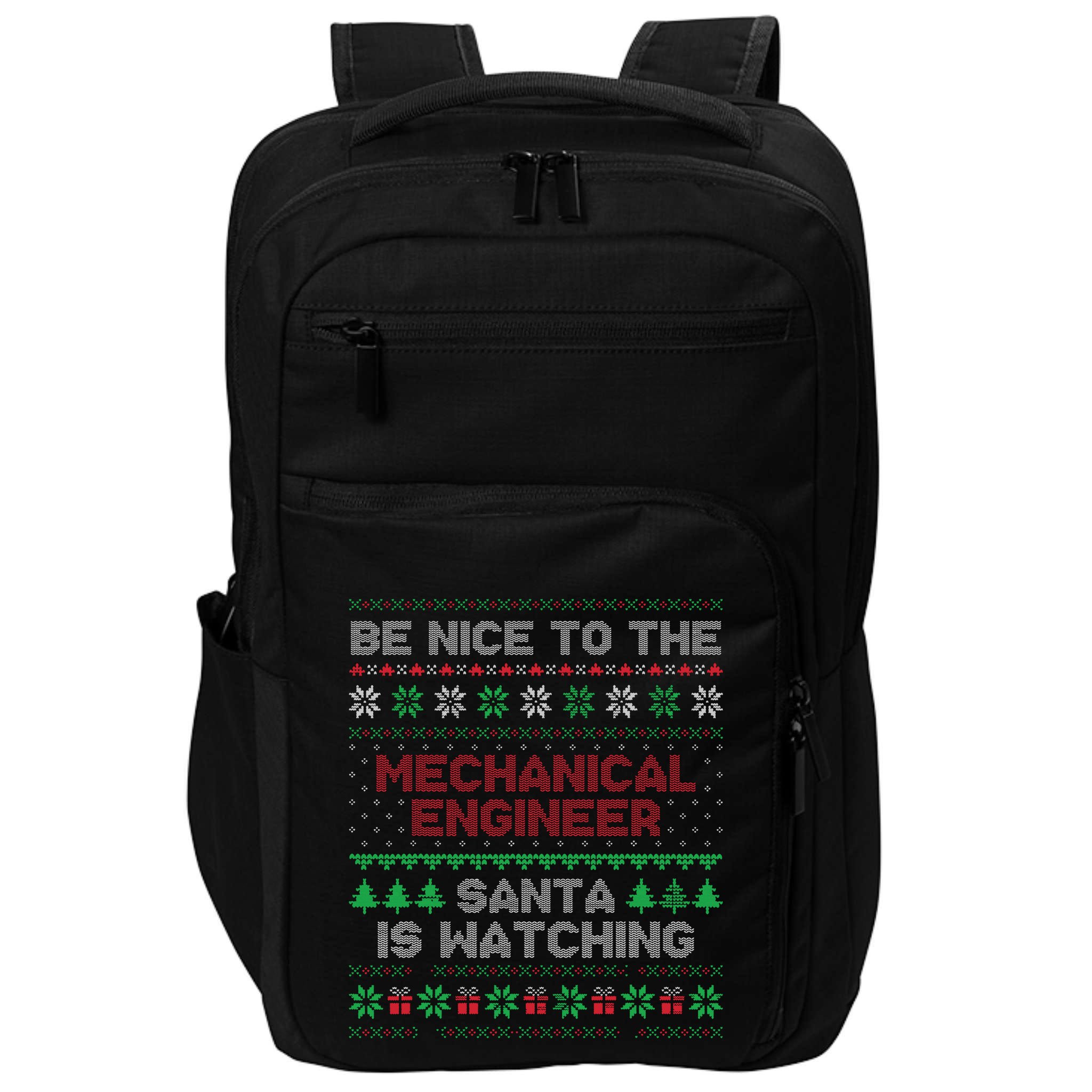 Mechanical Engineer Gift Mechanical Engineer Ugly Sweater Impact Tech Backpack