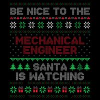 Mechanical Engineer Gift Mechanical Engineer Ugly Sweater Sustainable Bucket Hat