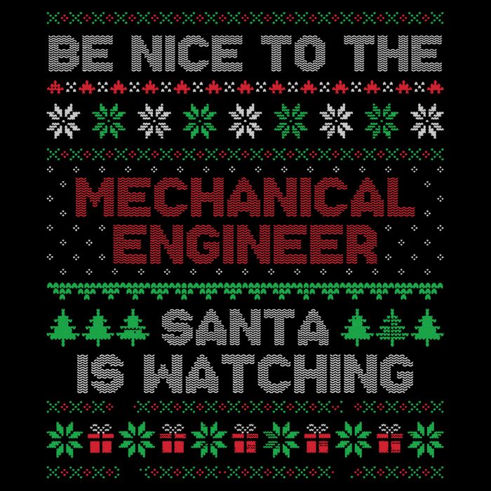 Mechanical Engineer Gift Mechanical Engineer Ugly Sweater Sustainable Bucket Hat