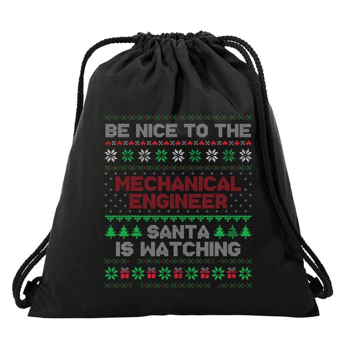 Mechanical Engineer Gift Mechanical Engineer Ugly Sweater Drawstring Bag