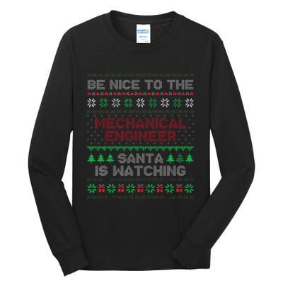 Mechanical Engineer Gift Mechanical Engineer Ugly Sweater Tall Long Sleeve T-Shirt