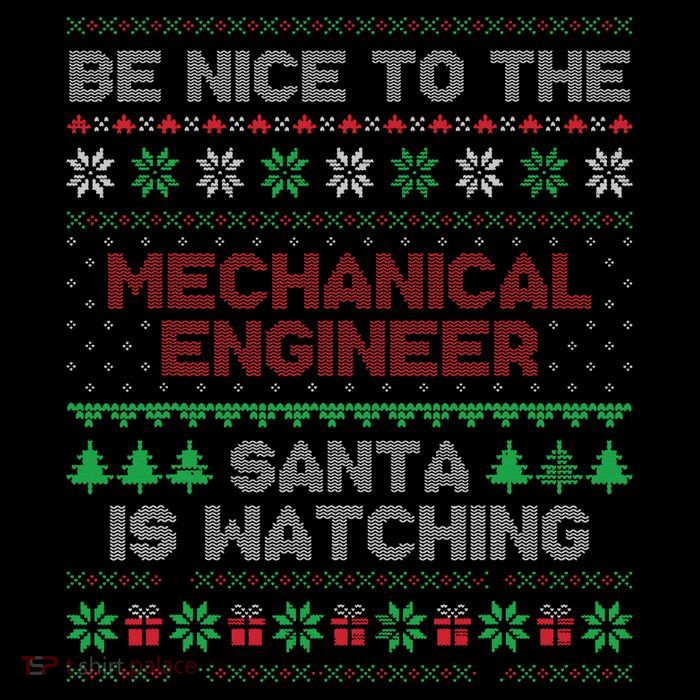 Mechanical Engineer Gift Mechanical Engineer Ugly Sweater Poster