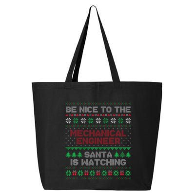 Mechanical Engineer Gift Mechanical Engineer Ugly Sweater 25L Jumbo Tote