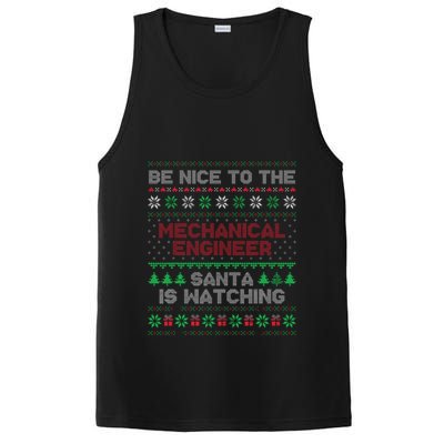 Mechanical Engineer Gift Mechanical Engineer Ugly Sweater PosiCharge Competitor Tank