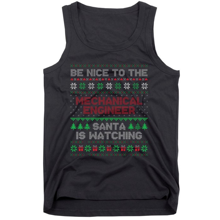 Mechanical Engineer Gift Mechanical Engineer Ugly Sweater Tank Top