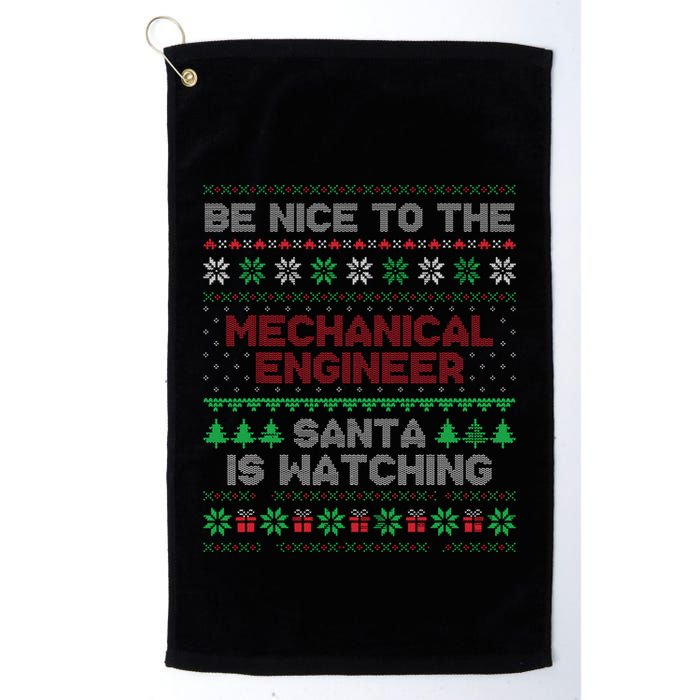 Mechanical Engineer Gift Mechanical Engineer Ugly Sweater Golf Towel