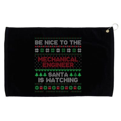 Mechanical Engineer Gift Mechanical Engineer Ugly Sweater Grommeted Golf Towel
