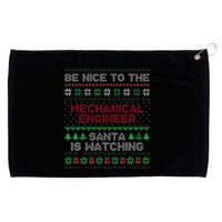 Mechanical Engineer Gift Mechanical Engineer Ugly Sweater Grommeted Golf Towel