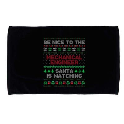 Mechanical Engineer Gift Mechanical Engineer Ugly Sweater Microfiber Hand Towel