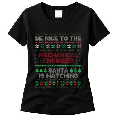 Mechanical Engineer Gift Mechanical Engineer Ugly Sweater Womens T-Shirt