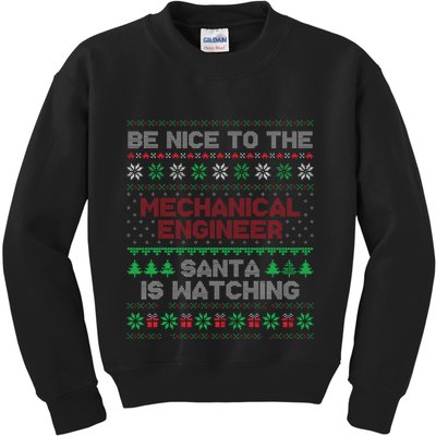Mechanical Engineer Gift Mechanical Engineer Ugly Sweater Kids Sweatshirt