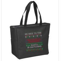 Mechanical Engineer Gift Mechanical Engineer Ugly Sweater Zip Tote Bag
