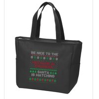 Mechanical Engineer Gift Mechanical Engineer Ugly Sweater Zip Tote Bag