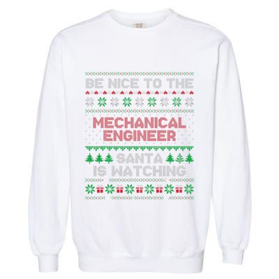 Mechanical Engineer Gift Mechanical Engineer Ugly Sweater Garment-Dyed Sweatshirt