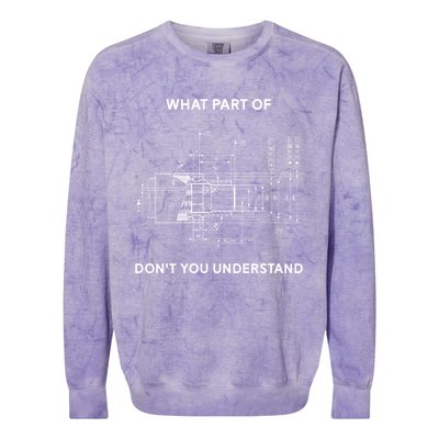 Mechanical Engineer Gift Colorblast Crewneck Sweatshirt