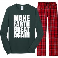 Make Earth Great Again Long Sleeve Pajama Set