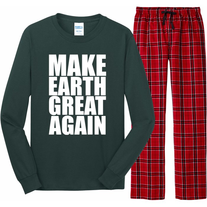 Make Earth Great Again Long Sleeve Pajama Set