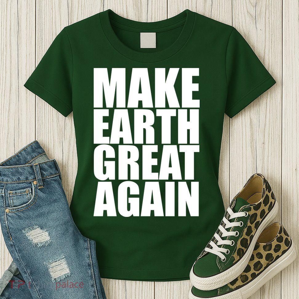 Make Earth Great Again Womens T-Shirt