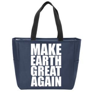 Make Earth Great Again Zip Tote Bag