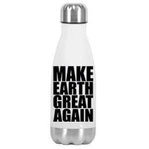 Make Earth Great Again Stainless Steel Insulated Water Bottle