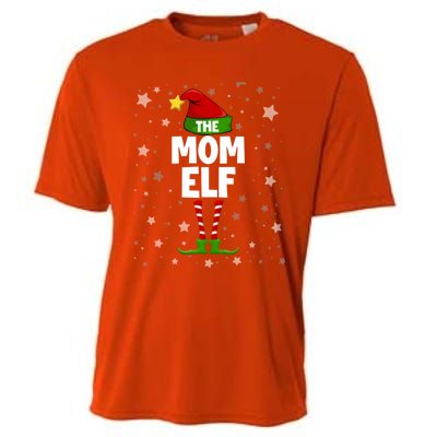 Mom Elf Group Matching Family Outfit Costum Christmas Mother Gift Cooling Performance Crew T-Shirt