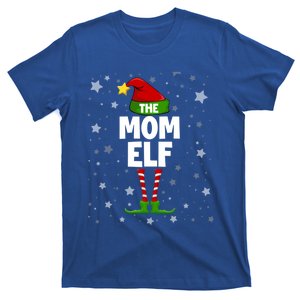 Mom Elf Group Matching Family Outfit Costum Christmas Mother Gift T-Shirt