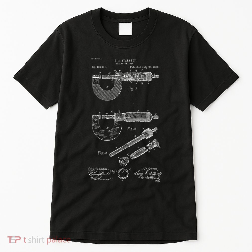 Mechanical Engineer Gift Micrometer Gage Tall T-Shirt