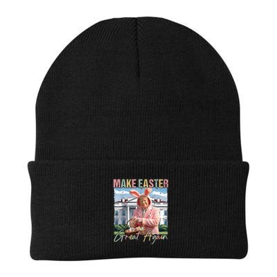 Make Easter Great Again Funny Trump Bunny Spring Hunt Eggs Beanie