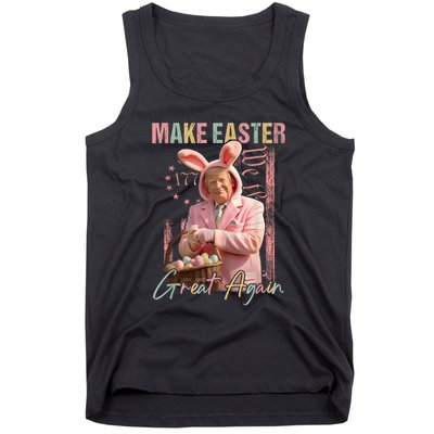 Make Easter Great Again Funny Trump Bunny Spring Hunt Eggs Tank Top