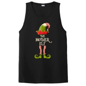 Mother Elf Group Family Elves Christmas Pajama Matching Gift PosiCharge Competitor Tank