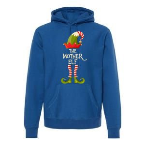 Mother Elf Group Family Elves Christmas Pajama Matching Gift Premium Hoodie