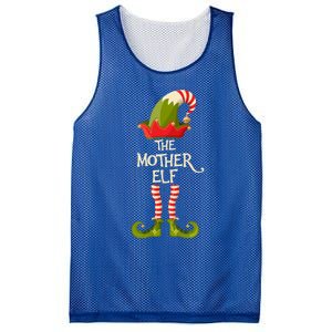 Mother Elf Group Family Elves Christmas Pajama Matching Gift Mesh Reversible Basketball Jersey Tank