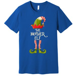 Mother Elf Group Family Elves Christmas Pajama Matching Gift Premium T-Shirt