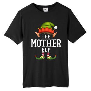 Mother Elf Group Funny Christmas Pajama Party Gift Tall Fusion ChromaSoft Performance T-Shirt