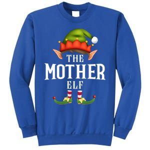 Mother Elf Group Funny Christmas Pajama Party Gift Sweatshirt