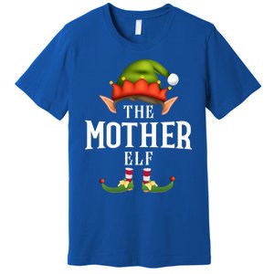 Mother Elf Group Funny Christmas Pajama Party Gift Premium T-Shirt