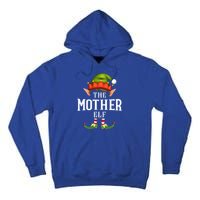 Mother Elf Group Funny Christmas Pajama Party Gift Tall Hoodie