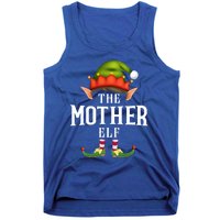 Mother Elf Group Funny Christmas Pajama Party Gift Tank Top