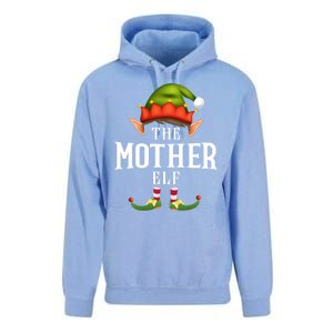 Mother Elf Group Funny Christmas Pajama Party Gift Unisex Surf Hoodie