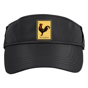 Mexican El Gallo Bingo Card Game Traditional Rooster Adult Drive Performance Visor