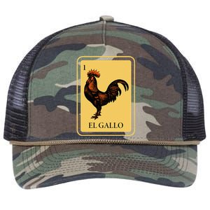 Mexican El Gallo Bingo Card Game Traditional Rooster Retro Rope Trucker Hat Cap