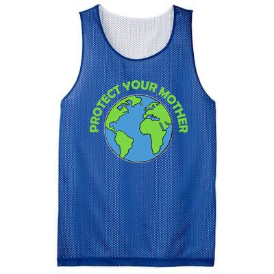 Mother Earth Gift Protect Your Mother Cute Gift Mesh Reversible Basketball Jersey Tank