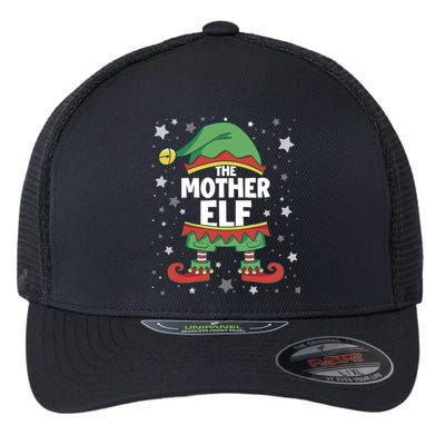 Mother Elf Gift Matching Family Group Party Christmas Mum Cool Gift Flexfit Unipanel Trucker Cap