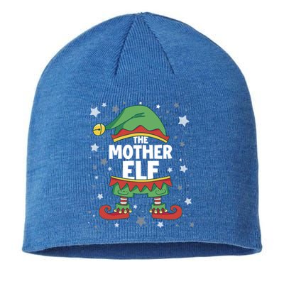 Mother Elf Gift Matching Family Group Party Christmas Mum Cool Gift Sustainable Beanie