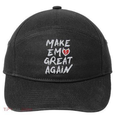 Make Emo Great Again 7-Panel Snapback Hat