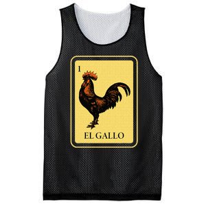 Mexican El Gallo Bingo Card Game Traditional Rooster Mesh Reversible Basketball Jersey Tank