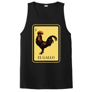 Mexican El Gallo Bingo Card Game Traditional Rooster PosiCharge Competitor Tank