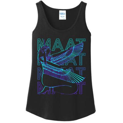 Maat Egyptian Goddess Egyptian Mythology Ancient Egypt Retro Ladies Essential Tank