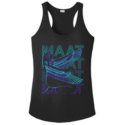 Maat Egyptian Goddess Egyptian Mythology Ancient Egypt Retro Ladies PosiCharge Competitor Racerback Tank