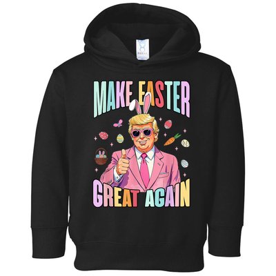 Make Easter Great Again Funny Trump Bunny Spring Hunt Eggs Toddler Hoodie